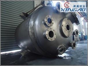 純鈦反應釜3000L 制造好驗收結束！